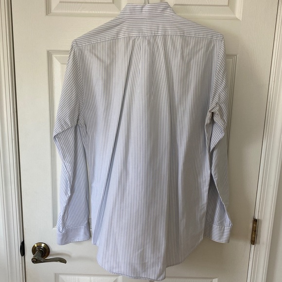 Ralph Lauren White with blue stripes button down S - Picture 5 of 6